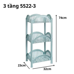 Kệ Kiểu Đựng Đồ Nhà Bếp Nhà Tắm Việt Nhật 5522 Kệ Đựng Đồ Đa Năng 2 3 Tầng - TADAHOME