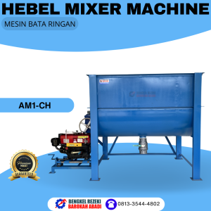 Mesin Hebel Pengaduk Bata Ringan CLC Kapasitas 1 Kubik