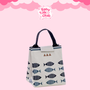 Lunch Bag Fish Tas Bekal Aluminium Foil Cooler Box Travel Size Perlengkapan Traveling