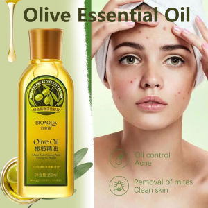 150ML BIOAOUA Pure Olive Oil Moisturizing Skin Care Eessential Oil for Skin Face and Hair One Oil for Many Purposes Control Facial Sensitivity Oil Control and Acne Control