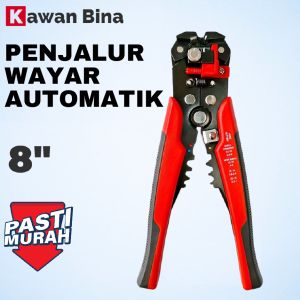 5 dalam 1 Penjalur wayar automatik & Crimper 5in1 AUTOMATIC WIRE STRIPPER & CRIMPER Self Adjustable Crimper Plier