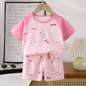 BOBOHO - SETELAN BAJU ANAK PEREMPUAN / BAJU ANAK PEREMPUAN / SETELAN KAOS ANAK CANTIK / BAJU BAYI LENGAN PENDEK PART 7