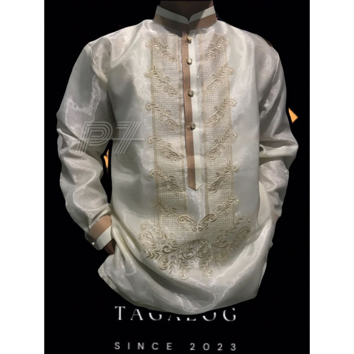 🧸⛱️ BARONG TAGALOG (Cream or Beige) | Lazada PH