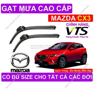Gạt Mưa Mazda CX3 Gạt Mưa Đa Năng Cao Cấp Cặp Gạt Mưa Kính Lái Mazda CX3 Có Đủ Size Cho Các Đời Xe Mazda CX3