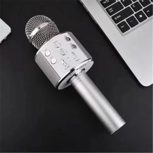 WS 858 Karaoke KTV MicBluetooth Wireless Handheld Microphone & HiFi Speaker for Mobile Phone Portable Karaoke