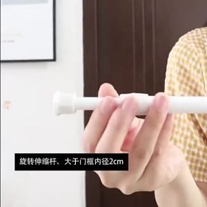 免打孔门帘厨房卫生间家用隔断帘挡风布卧室遮挡隐私空调帘子整片新品现货