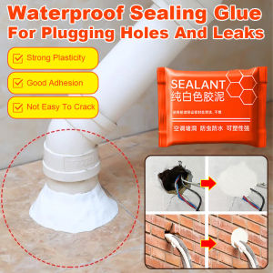 White Sealing Glue Waterproof Filling Plug AC Hole Mildew Proof Sewer Plugging Material
