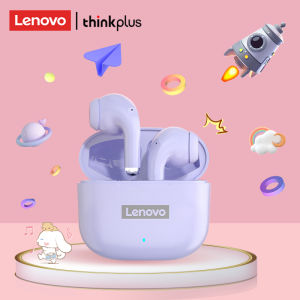 Lenovo LP40 Pro TWS Bluetooth Earphone with Cartoon Case Mini Wireless Earbuds Sport Bluetooth Headset with Mic Support Call Video
