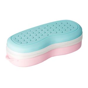 PANG8 Soft Silicone Swim Goggle Case Hollow with Air Holes Swimming  Storage Box Glasses Protective Case Anti Fall Swim  Protective Bag Swimming Accessories