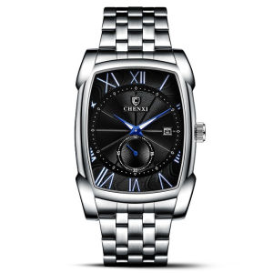 CHENXI 8209 Men Full Steel Watches Men Quartz Watch Analog Waterproof Wristwatch For Man Business Chronograph Clock