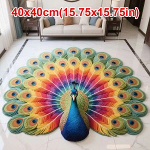 DOHOHO Soft Pea Carpet Special-shaped Non-slip Pea Mat Portable Absorbent Bathroom Floor Mat for Living Room Tea Table Bedside