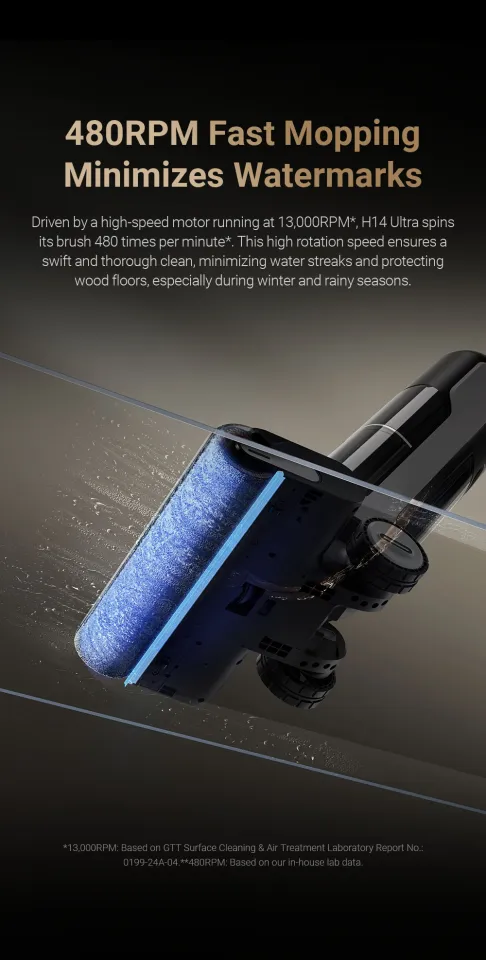 TOP SPEC] Dreame H14 Ultra Wet Dry Vacuum 20000Pa Suction