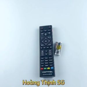 Remote điều khiển đầu thu truyền hình Viettel Mã 02 điều khiển tivi box Viettel - Tặng kèm pin - Trang Nguyễn Computer