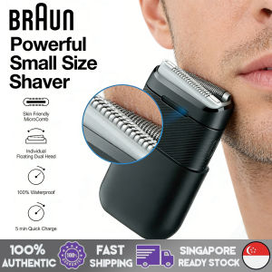 SG Fast Delivery Braun Series X M1012 Shaver shaver for man trimmer for man Mini Rechargeable Mobile Travel Size Wet & Dry