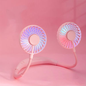 ❄️ซัมเมอร์นี้ต้องมี❄️พัดลมคล้องคอ พัดลมพกพา มี USB ชาร์ตไฟได้ มีไฟ LED ใส่น้ำมันหอมระเหยได้ พกพาสะดวก ใช้ง่าย สำหรับเดินทาง ลมแรง ไร้เสียงรบกวน ออกกำลังกาย พัดลมแขวนคอ พัดลมคล้องคอรุ่นใหม่ พัดลมคล้องคอขนาดเล็กแบบพกพา พัดลมห้อยคอ