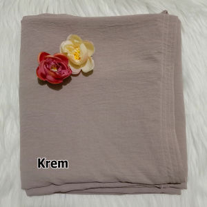 BISA COD! Hijab Instan Jumbo Kepala Non Pet Kode ISMU Bahan Kringkel Premium By Ory AjeZas CollectI
