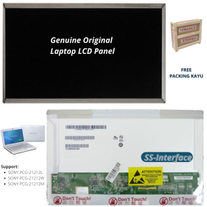 LCD Layar Sony PCG-21212L 21212W 21212M monitor panel screen