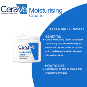 CeraVe Moisturizing Cream 340g Moisturising Lotion 236ml Itch Relief Cream Dry Sensitive Skin Body Moisturizer