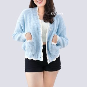 ELYCLOTH | NELLIE CARDIGAN | CARDIGAN RAJUT WANITA PREMIUM KNIT