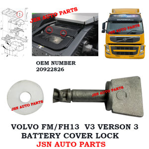 J122S14 BATTERY COVER LOCK VOLVO FM/FH V3 20922826 LORRY TRUCK AKSESORI