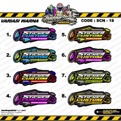 Stiker AUDIO SOUND SYSTEM Custom Satuan Nama Suka Suka Sticker Custom Stiker Timbul Sticker Motor Stiker Toko Sticker Merk Sticker Logo Sticker Timbul Sticker Speker Speaker Emblem Stiker bengkel Stiker Custom Satuan KandangSticker