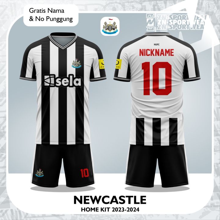 Baju Jersey Stelan Newcastle United Home 2023/2024 Terbaru Supporter