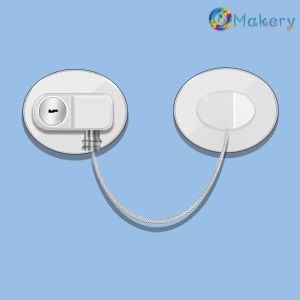 LM Childrens Safety Lock Baby Window Safety Limit Lock with Key Refrigerator Door Locks