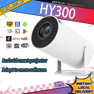 HY300 Smart Projector Ultra HD Portable Mini WiFi BT Android Wireless Connection to Mobile Phone