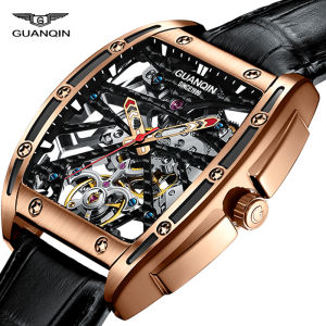 GUANQIN The Newest Business Men Automatic Mechanical Watch Full Steel Waterproof Sport Wrist Watches