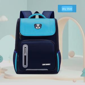 B2-Childrens school bags primary school students lightweight girls mens ultra-light spine protection schoolbags