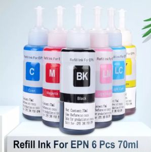 Premium Dye Ink for Epson Printer (Black Cyan Magenta Yellow)