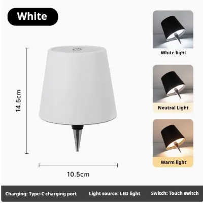 Wireless Wine Bottle Lamp Type-C Charging Touch Control Wine Bottle Light Dimming LED Table Lamp Bar Cafe Atmosphere Night Light