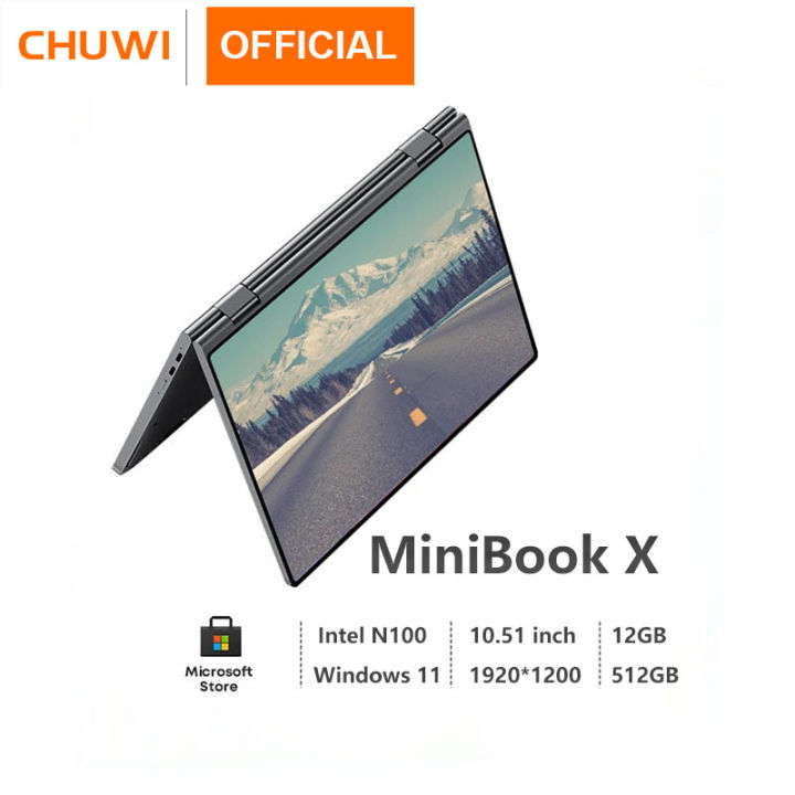 CHUWI Laptop Official Store MiniBook X 2 In 1 Laptop Tablet Intel N100 ...