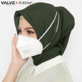 Masker Medis 6Ply ValvePlus PURISM FFP2 NR Standarisasi Eropa Perpcs Warna. 