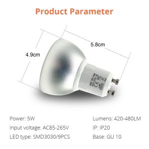 Zemismart Đèn Zigbee Thông Minh Lưới 3.0 Bóng Đèn LED Chiếu Điểm MR16 Blub 12V 5W GU5.3 Đèn Thông Minh Tuya Đèn Thông Minh RGBCW Ứng Dụng Thông Minh Alexa 460LM 2700-6500K Tuya Zigbee Hub Cần Hẹn Giờ