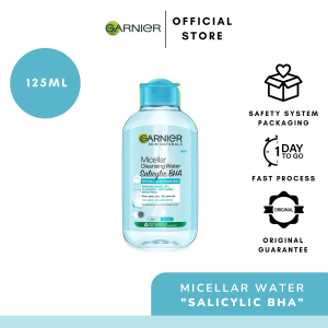 Garnier Micellar Water 125ml | Vitamin C | Pink | Salicylic BHA | Rose | Bipase Oil Infused | Make Up Remover Disarankan Menambah KARDUS PACKING TAMBAHAN - BOX PACKING TEBAL - BOX BUBBLE WRAP