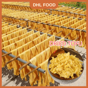 DHL FOOD - Dried Tofu Made From High-quality Soybeans - Vegetarian Low Cholesterol- 1KG
