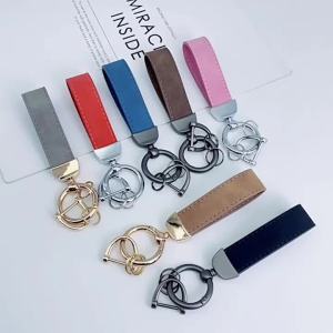 Kail Suede Car Key Ring Horseshoe Buckle Tag Lanyard for Haval H6 Jolion M6 Dargo F7 Great Wall Car Accessories T6H1N