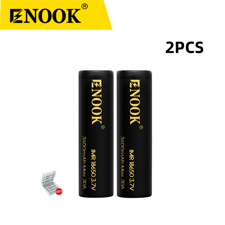 Legit Enook 18650 Battery 3600mAh 35A Rechargeable 3.7V Lithium ...