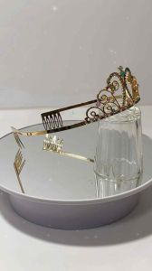 พร้อมส่งจากไทย มงกุฎเด็ก มงกุฎปัจฉิม มงกุฎวันเกิด งานโลหะ สวย แข็งแรง