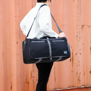 TINYAT 60L Packable Travel Duffle Bag Foldable Duffel Bags for Luggage Gym Sports Camping Travelling Cycling Storage Shopping Water & Tear Resistant