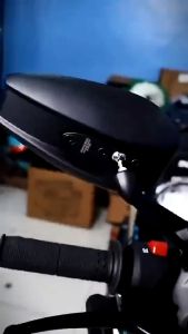 [Iwas Silaw] Premium Street King V2 Side Mirror Universal For Motorcycle Scooter Heavy Duty Anti-Glare Blue Lens Clear Glass 360 Adjustable Iwas Alog Wide View Motor Accessories Upgrade Parts Thai Concept Pogi Setup (COD)