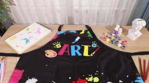 Painting Artist Apron with Pockets Waterproof Painting Aprons for Adults Adjustable Art Apron Bib Apron Artist Painter Lover Gifts for Art Teacher Student Artist Painter