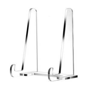 Hiển thị rõ ràng đứng 5.9inch acrylics chân Giá vẽ ảnh đứng để hiển thị tấm khung ảnh cuốn sách tác phẩm nghệ thuật Poster