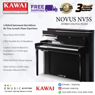 Kawai NV5S 88-key Digital Hybrid Piano Home Electric Acoustic Piano (NV-5S / NV 5S)