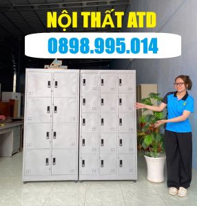 Tủ sắt nhiều ngăn 2 4 6 8 10 12 15 cửa - tủ đựng hồ sơ tài liệu đồ cá nhân công nhân viên văn phòng có khóa tiện lợi