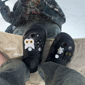 Tsion ปังไม่ไหว รองเท้าหัวโตแฟชั่นคุณภาพดี รุ่นนี้มี 4 สี แถมฟรีตัวติดน้องแมวสีดำ ทำจากวัสดุคุณภาพดี พื้นนุ่มนิ่ม น้ำหนักเบา ใครเป็นทาสแมวห้ามพลาด