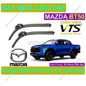 Gạt Mưa Silicon Kính Lái Mazda BT50 Cặp Gạt M.ưa Kính Lái Mazda BT50 Có Đủ S.ize Cho Các Đời Xe Mazda BT50