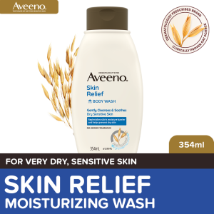 Aveeno Skin Relief Body Wash 354ml - Bodywash for Sensitive Skin Dry Skin Eczema Atopic Dermatitis