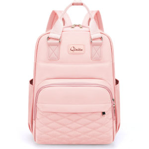 SG Gadget® Women Backpack Diaper Bag with Diaper Pad and Independent Bottle Thermal Insulation Pocket Mommy Bag